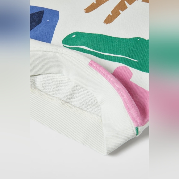 ZARA KIDS LIMITED EDITION ANIMAL SWEATSHIRT - Picture 3 of 5